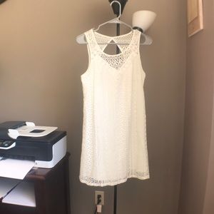 White lace dress